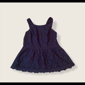 LILLY PULITZER ASHTON RUFFLE PEPLUM TOP